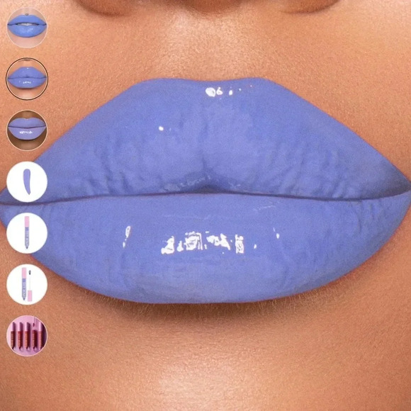 No Apologies Jeffree Star Supreme Gloss - NWT - Neon Purple - Blue - 1 AVA. - Picture 3 of 9